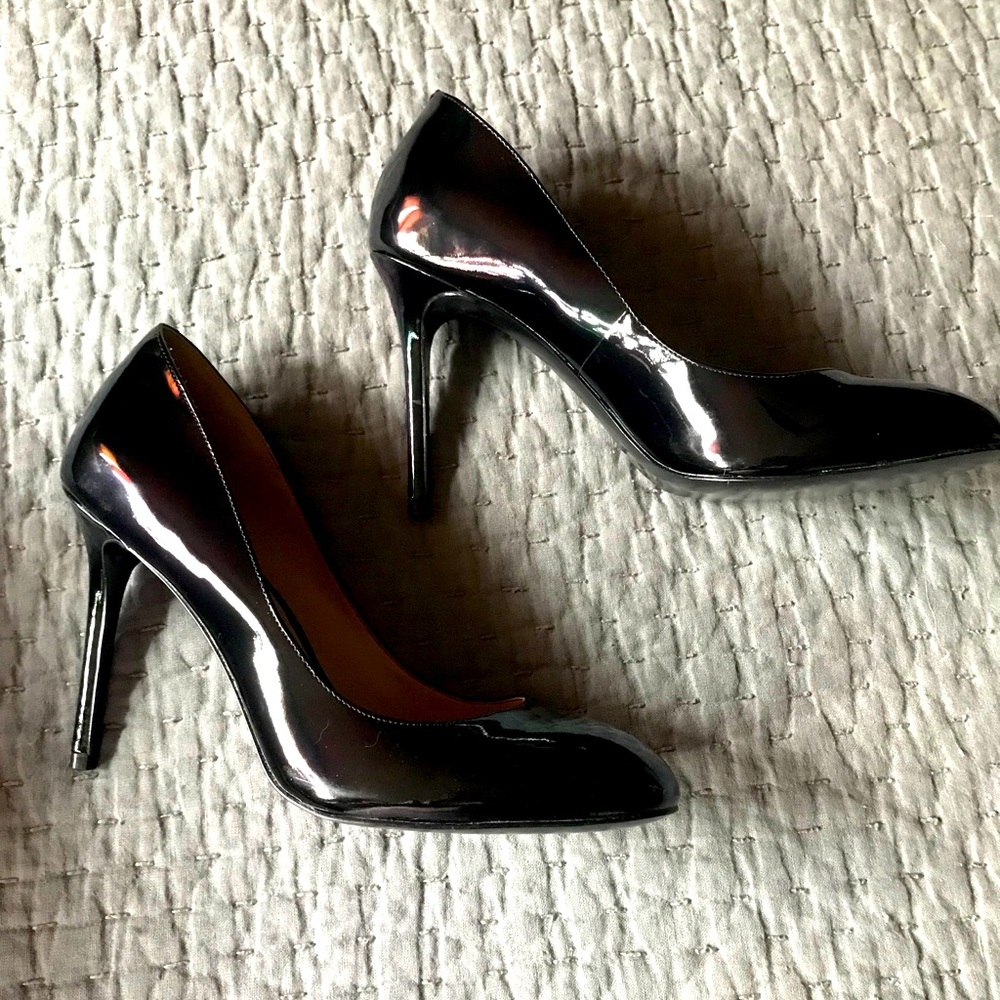Black Patent Leather Pumps